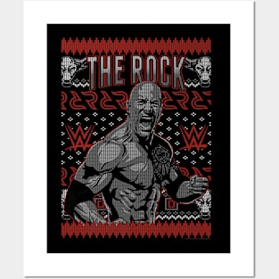 The Rock Christmas Ugly Posters and Art